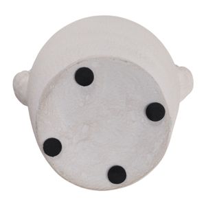 CLOVERWIND WHITE VASE 12 (IN) 9