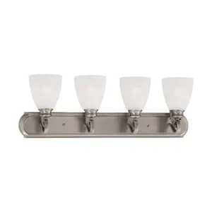 Haven 4-Light Wall Lamp in Satin Pewter 1