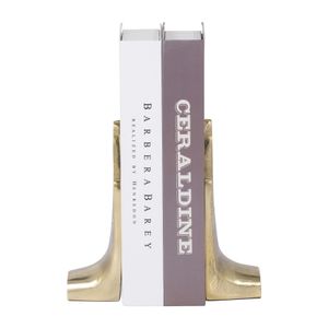 CLEOWAY SET OF 2 GOLD BOOKENDS 7 (IN) 3
