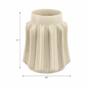BAKERHAVEN TAUPE VASE 11 (IN) 9