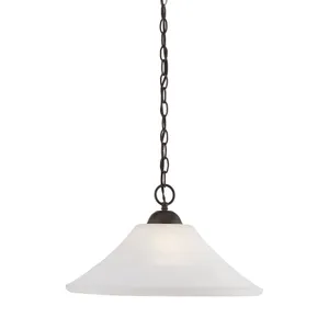Elipse 18'' Wide 1-Light Pendant - Painted Bronze 1