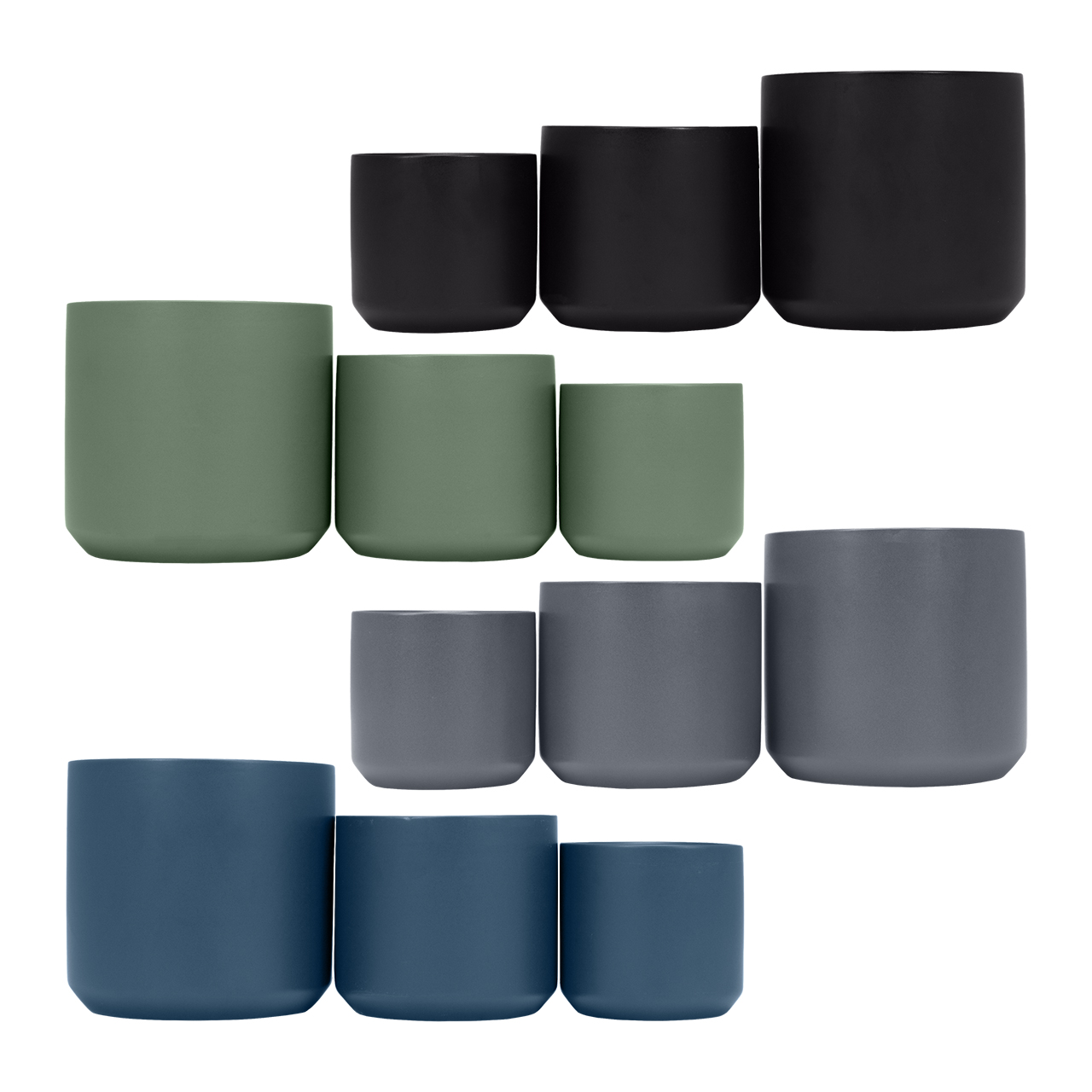 Modern Planters -Ea Set -SB 3