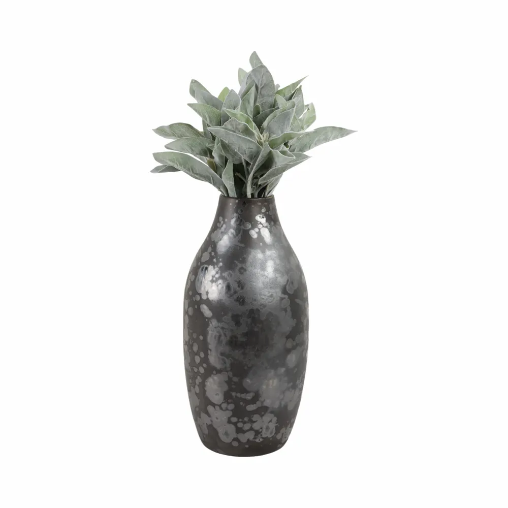 BURGESSLEY BLACK VASE 18 (IN)