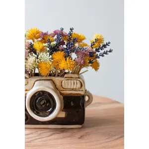 Ceramic Camera Planter 6