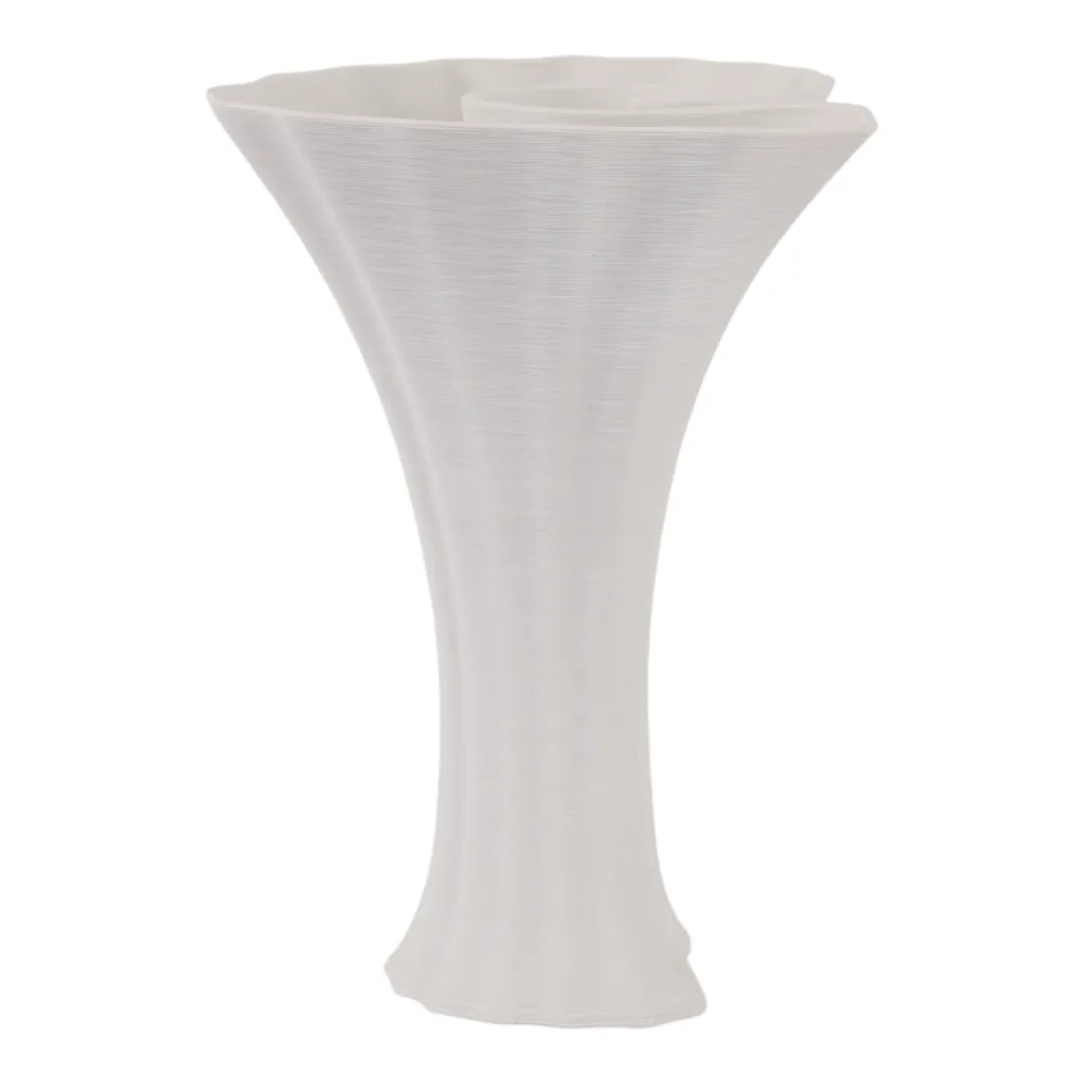 WRENMORE WHITE VASE 11 (IN)