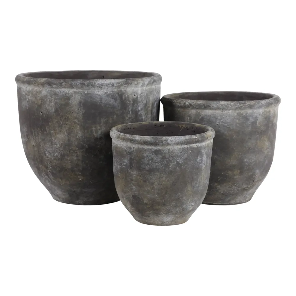 HAYFORDWAY SET OF 3 ORANGE PLANTER 8 (IN)