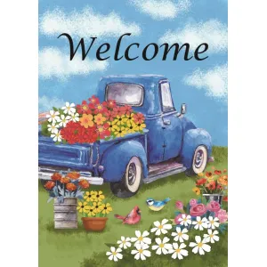 Blue Spring Truck House Flag 28in by 40in 1