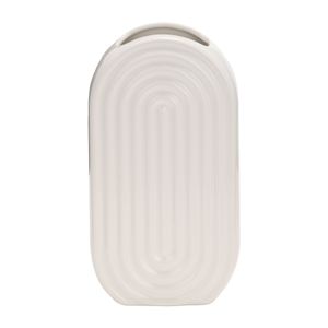 ELTONLAND WHITE VASE 11 (IN) 1