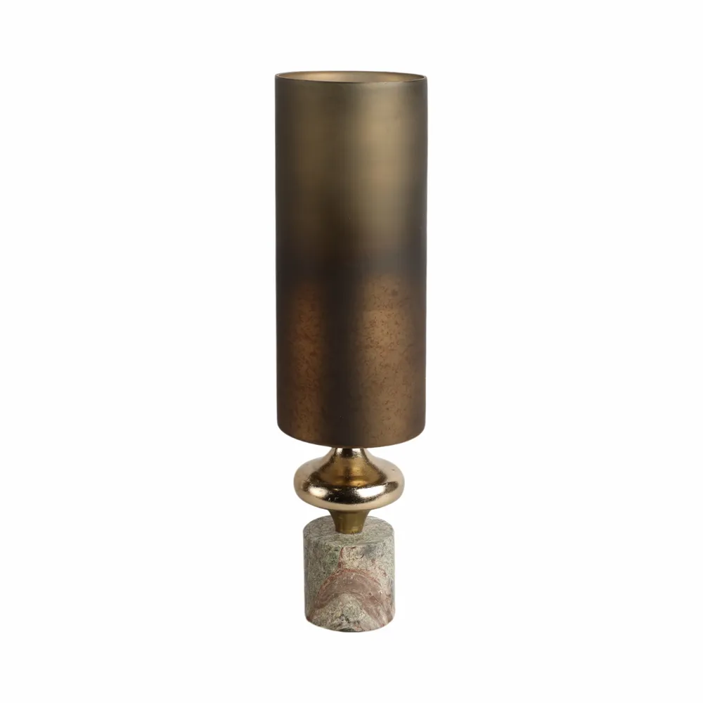 OPALHAVEN BROWN GLASS VASE 20 (IN)