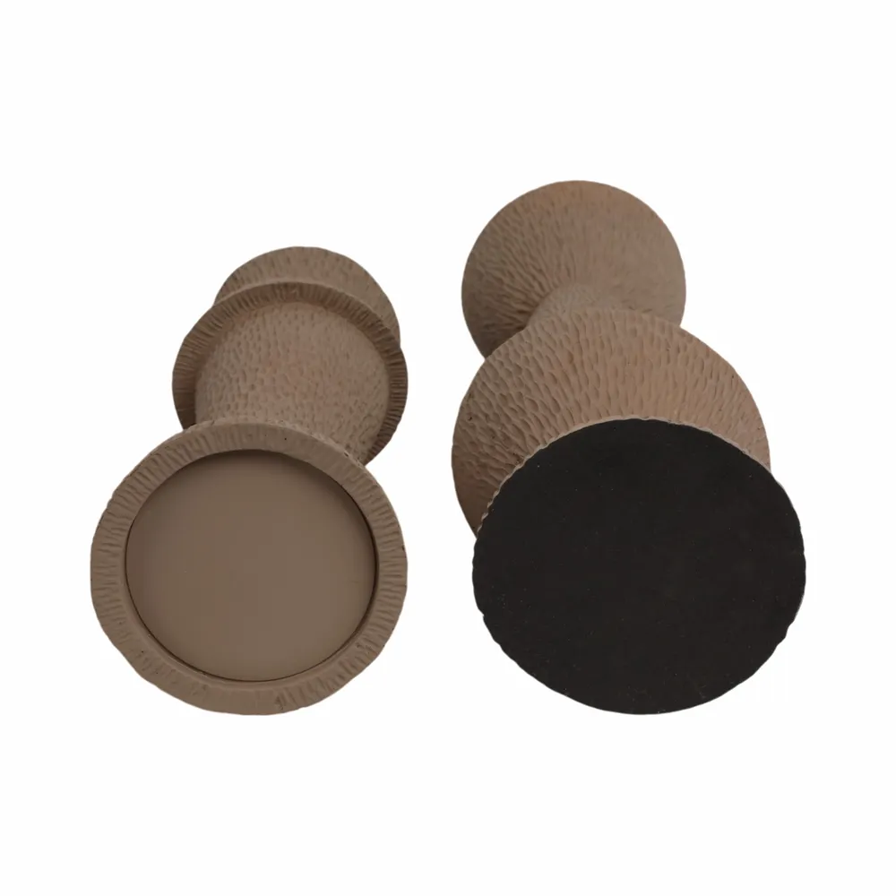 VALECLIFF SET OF 2 TAN CANDLE HOLDER 20 (IN)