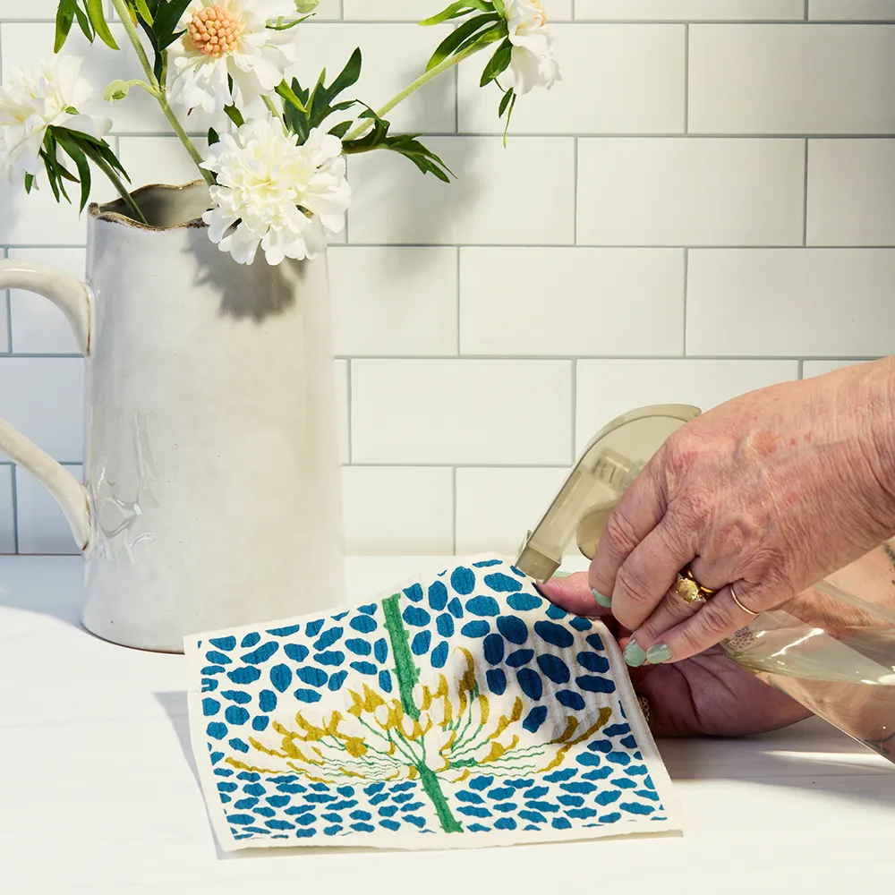 Egret & Reed blu Eco Sponge Cloths (Set of 2)