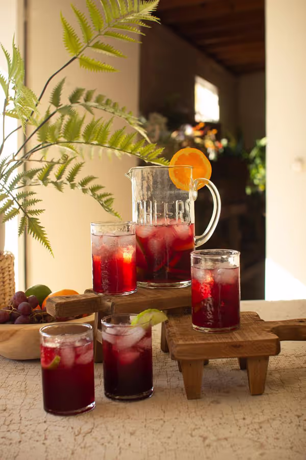 Glass Cheers Pitcher with 4 Glasses