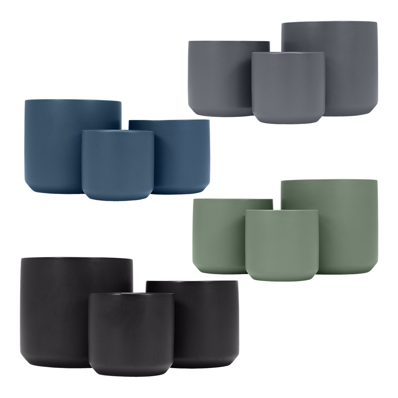 Modern Planters -Ea Set -SB 2