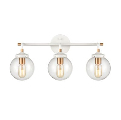Boudreaux 24″ Wide 3-Light Vanity Light - Matte White