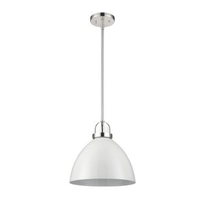 Somerville 12'' Wide 1-Light Pendant - Gloss White 2