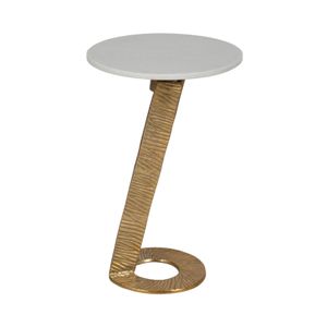 LEONABROOK WHITE TABLE 24 (IN) 1
