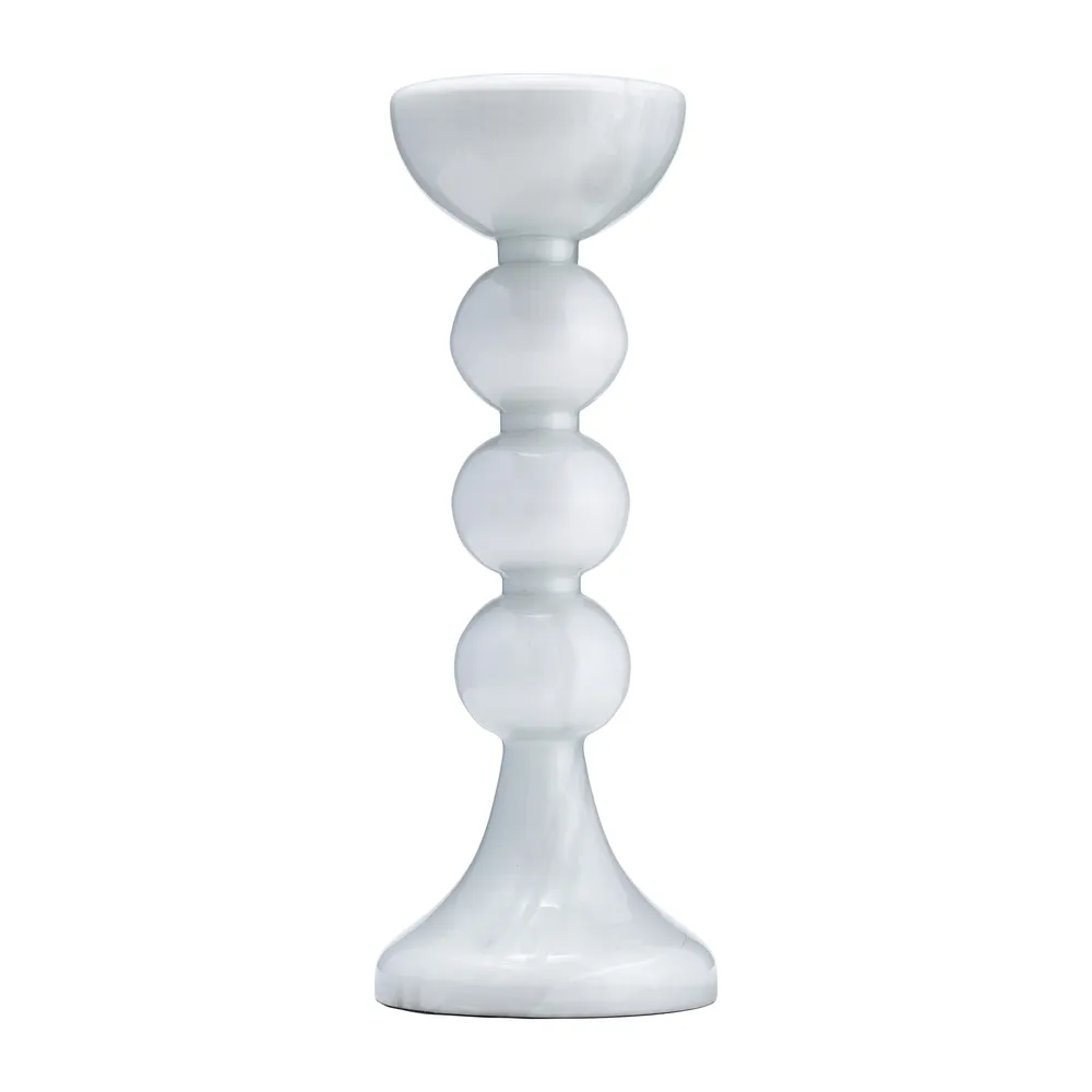 BECKETTOAK CLEAR CANDLE HOLDER 18 (IN)