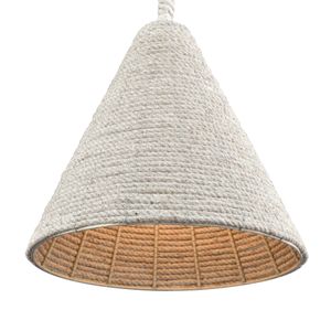 Air Loom 16.5'' Wide 1-Light Pendant - White 4