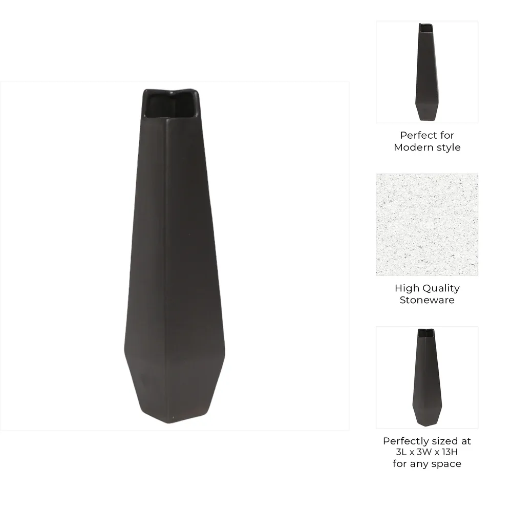 CANTONSTONE GRAY VASE 13 (IN)
