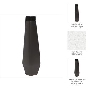 CANTONSTONE GRAY VASE 13 (IN) 8