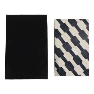 DORSETMILL SET OF 2 BLACK BOXES 3 (IN) 7