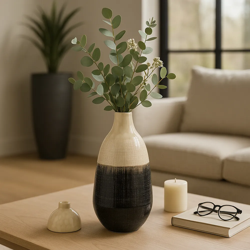 JANERUN IVORY VASE 18 (IN)