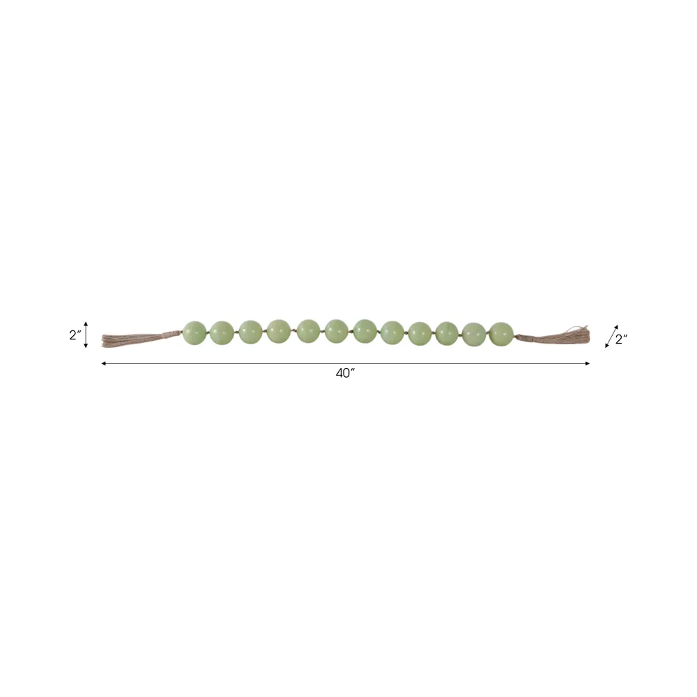 PALMERHAVEN GREEN BEAD 2 (IN)