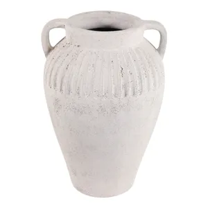 WOODSONHAVEN WHITE VASE 18 (IN) 6