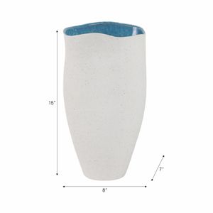 KELSEYLAND WHITE VASE 15 (IN) 9