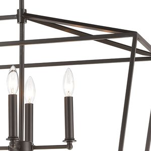Fairfax 36'' Wide 7-Light Linear Chandelier - Oil Rubbed Bronze 4