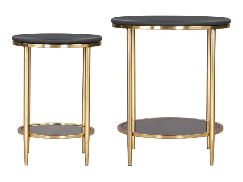 Koper Coffee Table Set Black 3