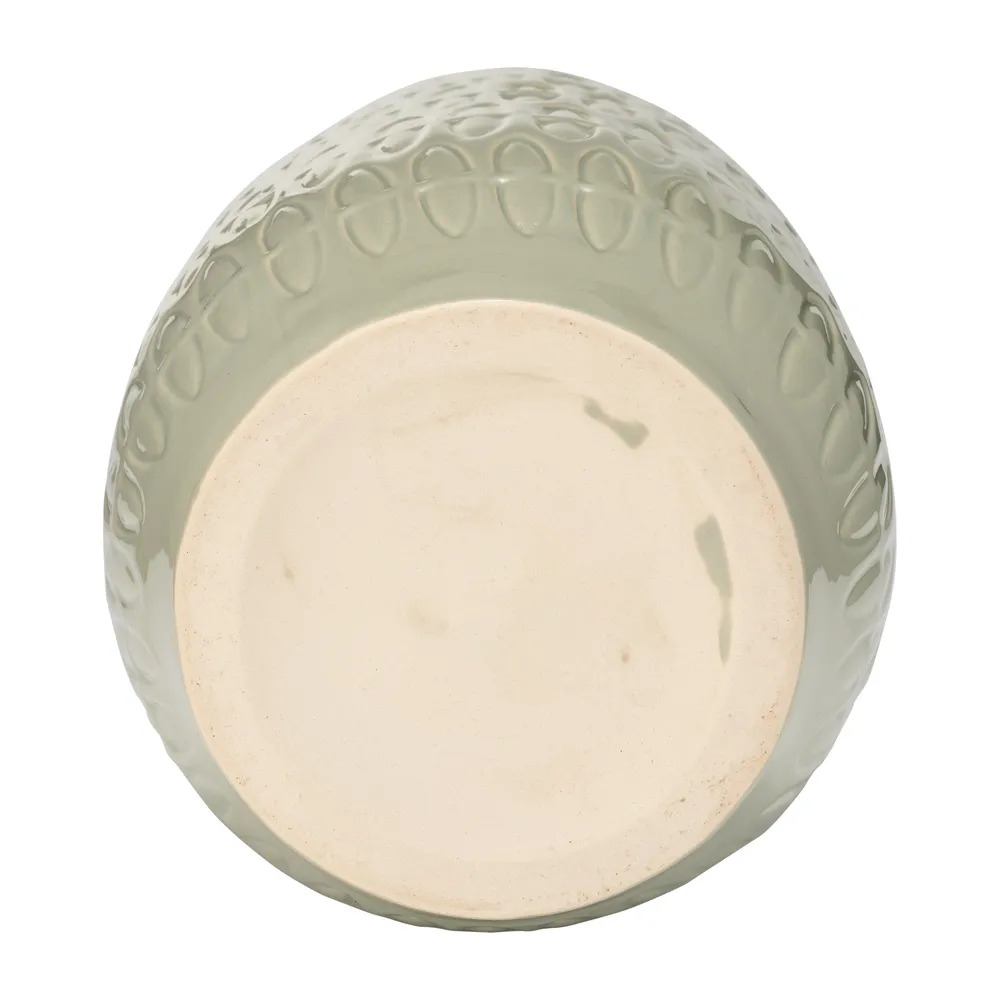 BECKLAKE GREEN VASE 15 (IN)