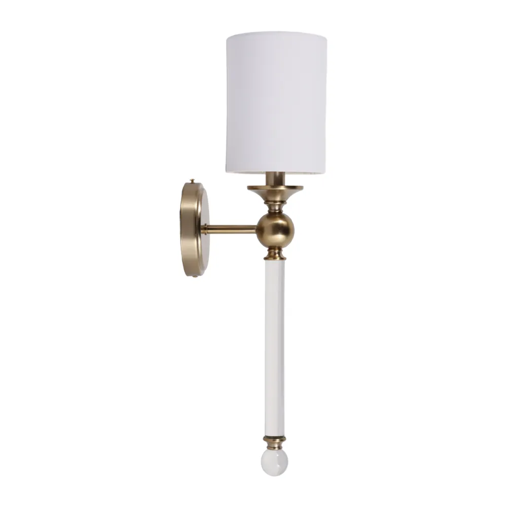 MILTONCLIFF CLEAR SCONCE 21 (IN)