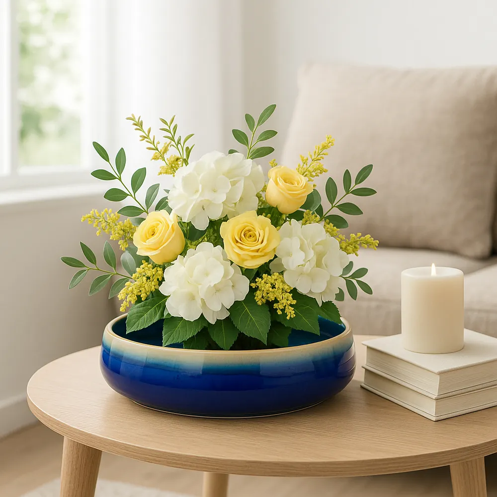 HANLEYPORT BLUE PLANTER 4 (IN)