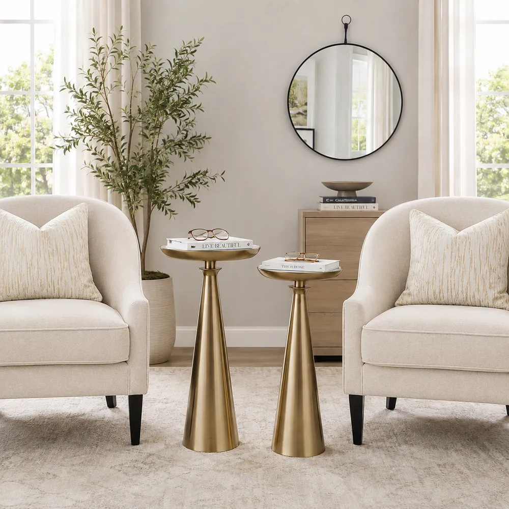 ARMONCROSS SET OF 2 GOLD TABLE 24 (IN)