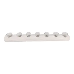 ENNISMORE WHITE TEALIGHT HOLDER 4 (IN) 5