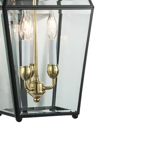 Olde Colony 27'' High 3-Light Outdoor Sconce - Black 4