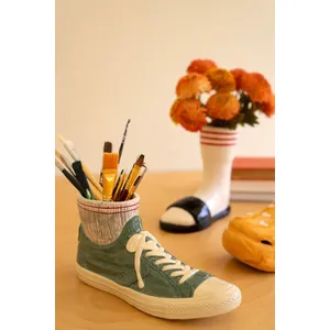 Ceramic Sneaker with Socks Vase 3