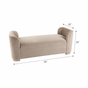 KELSEYMOOR IVORY BENCH 24 (IN) 8