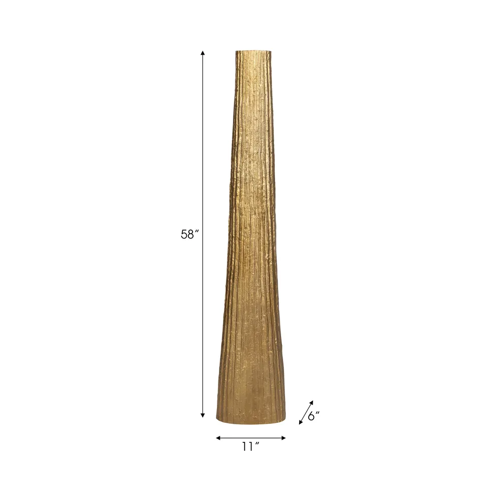 HAZENSTONE GOLD VASE 59 (IN)