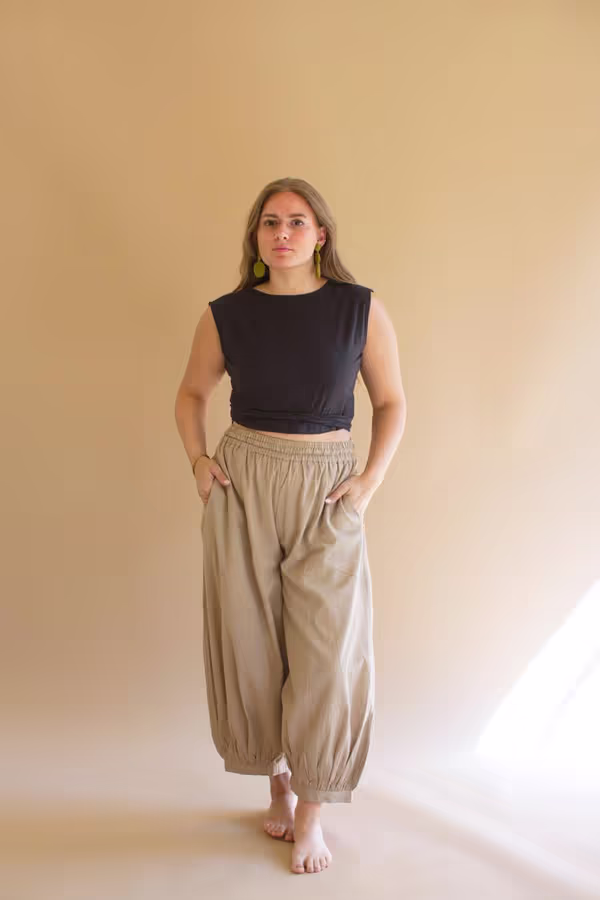Convertible Wrap Blouse / Midnight