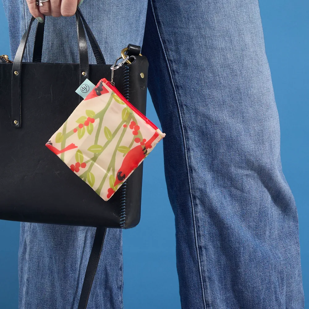 Cardinal Birds blu Reusable Shopping Bag
