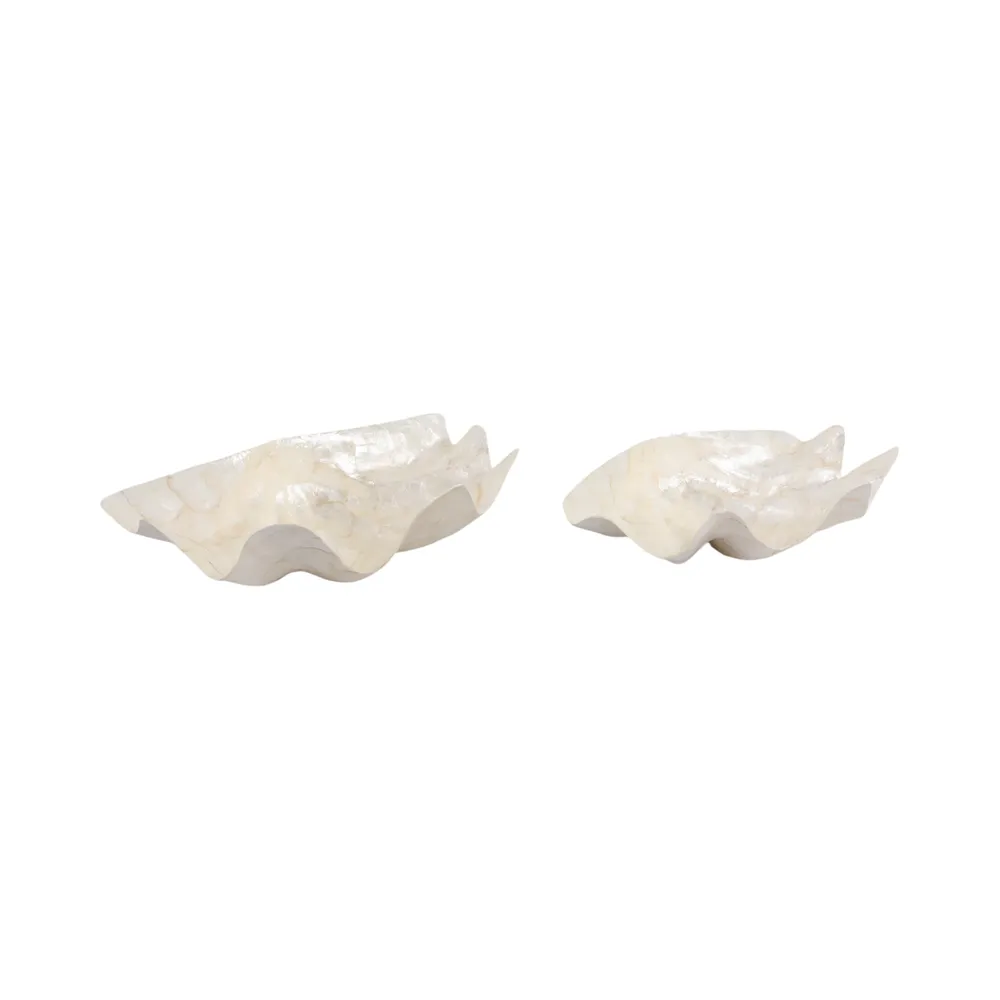 DALTONWELL SET OF 2 IVORY BOWLS 7 (IN)