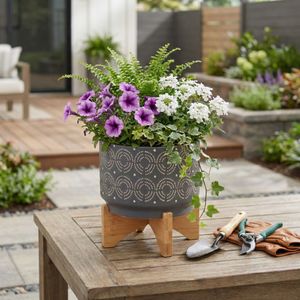 DILLONFORD GRAY PLANTER 8 (IN) 2