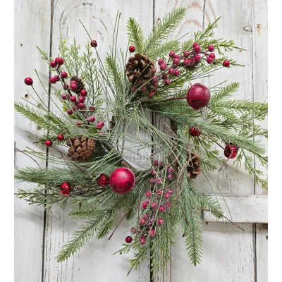 Christmas Jingle 6.5in Candle Ring