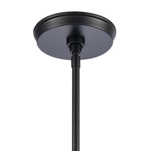 Square To Round 6'' Wide 1-Light Mini Pendant - Matte Black 5