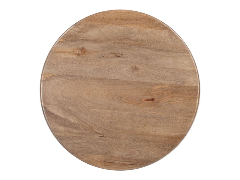 Goblet Coffee Table Brown & White 4