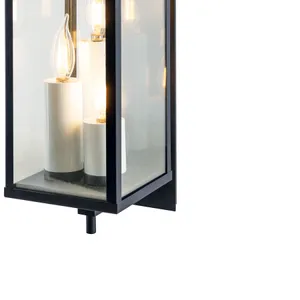 Back Bay 16.75'' High 3-Light Outdoor Sconce - Matte Black 4