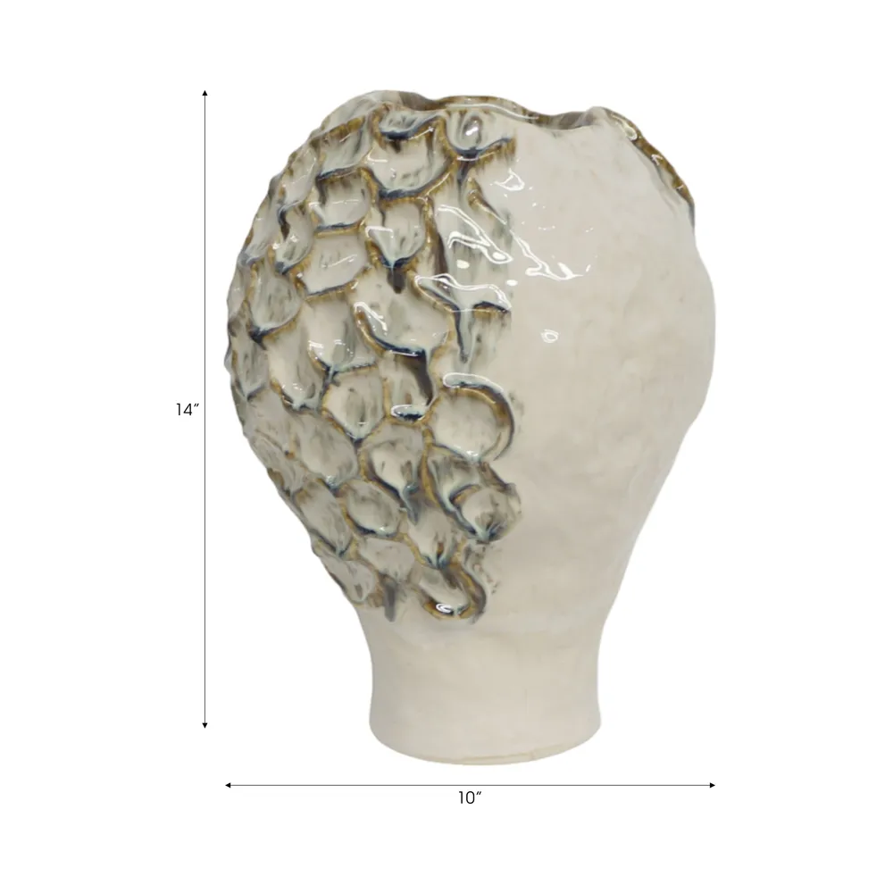 TRUEOAK IVORY VASE 14 (IN)