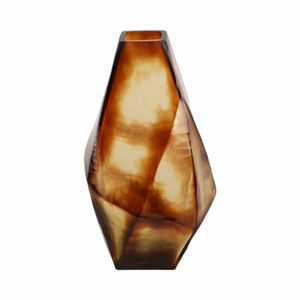 BOLTONHAVEN BROWN GLASS VASE 12 (IN) 3